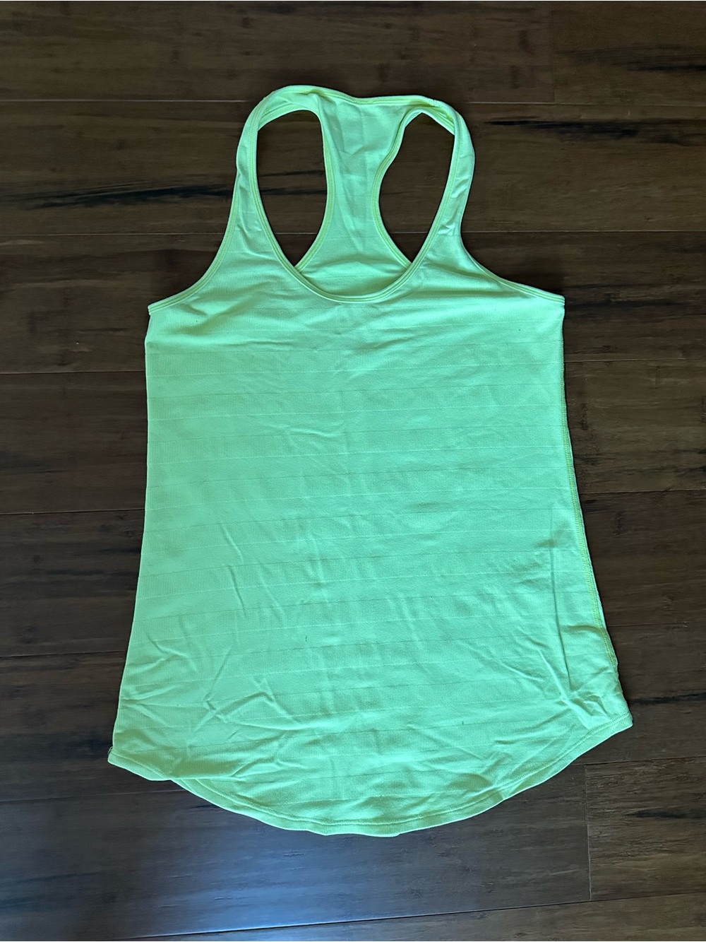 lululemon athletica Neon Lime Racerback Tank